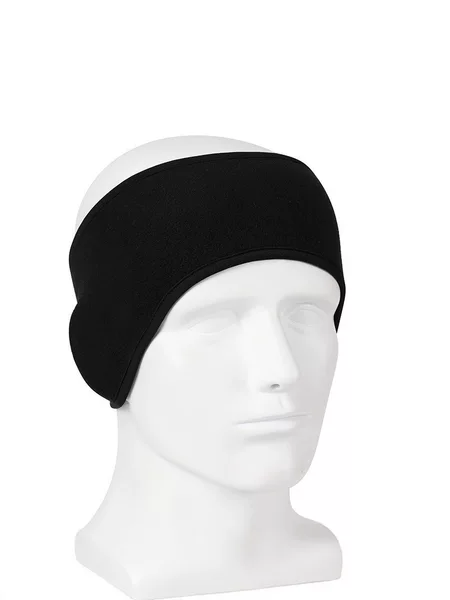 Autumn and Winter Outdoor Warm Fleece Ear Protection Headband for Men and Women Cycling and Skiing Windproof Hood Pure Color Sports Headscarf Earmuffs