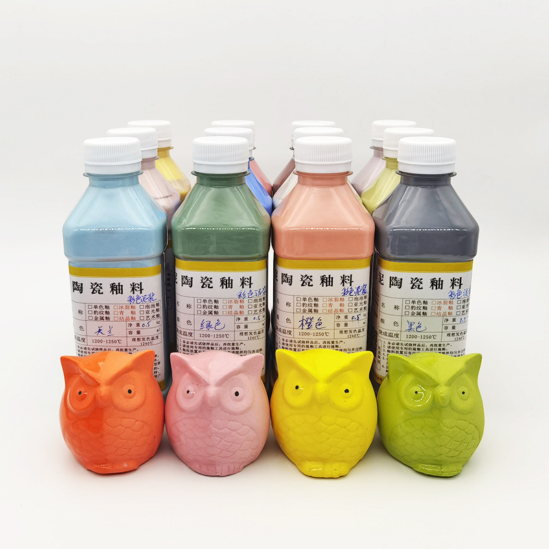 Jingdezhen colored clay mud handmade mold white grouting 500g ceramic 12 color coarse makeup soil