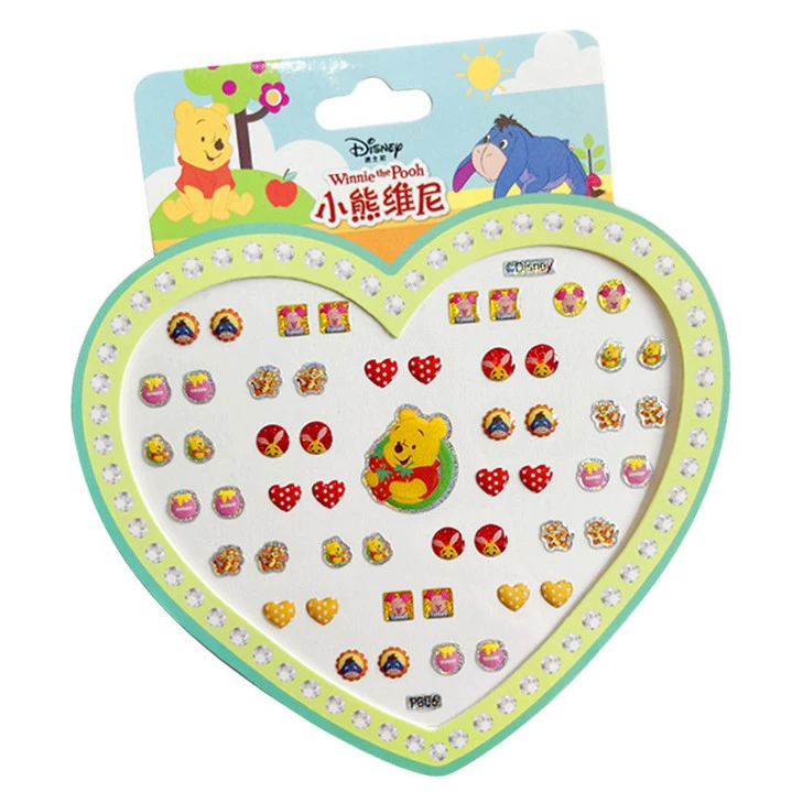 Genuine children's shiny ears stickers for princess, cartoon sticker, 3D