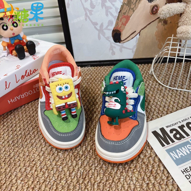 Children's low sneakers, casual footwear, universal fashionable trend sports shoes for boys, for teenagers