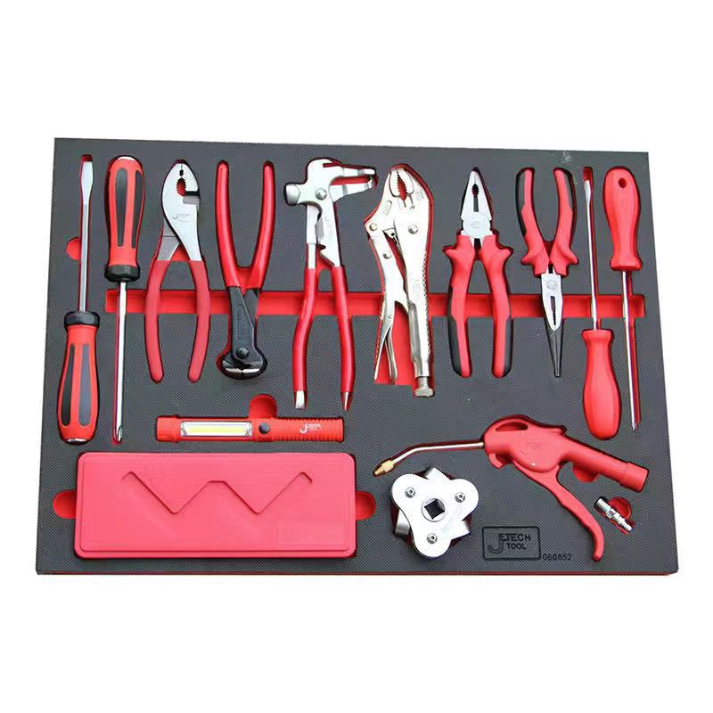 JIEKE 자동 수리 공장 도구 트롤리 팔레트 세트 RC-76S 200개 121+37개 167개 단일 레이어 판매 가능