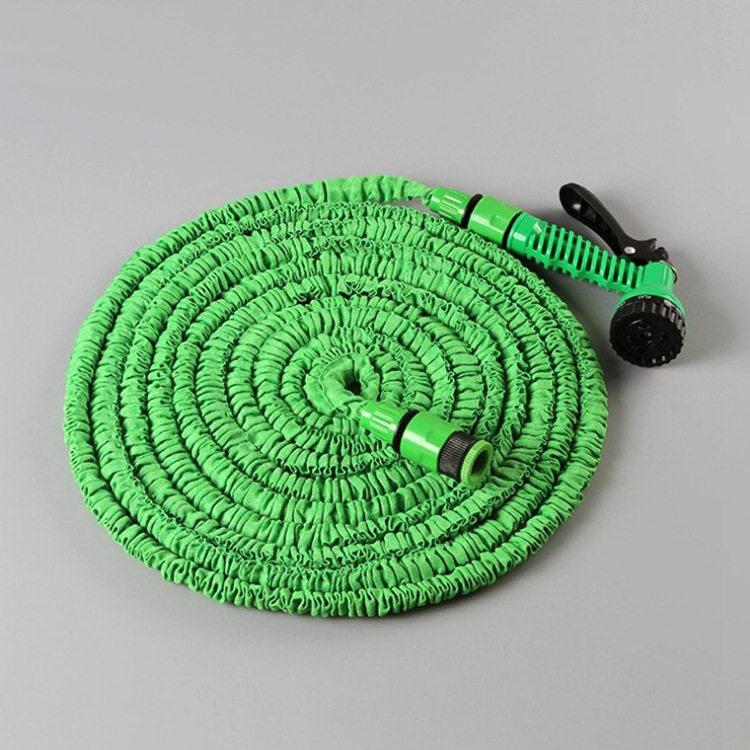 Transfronterizos domésticos de alta presión lavado de automóviles pistola de agua enjuague tubo de agua telescópico jardín multifuncional tubo de agua jardín conjunto de riego de flores image 3