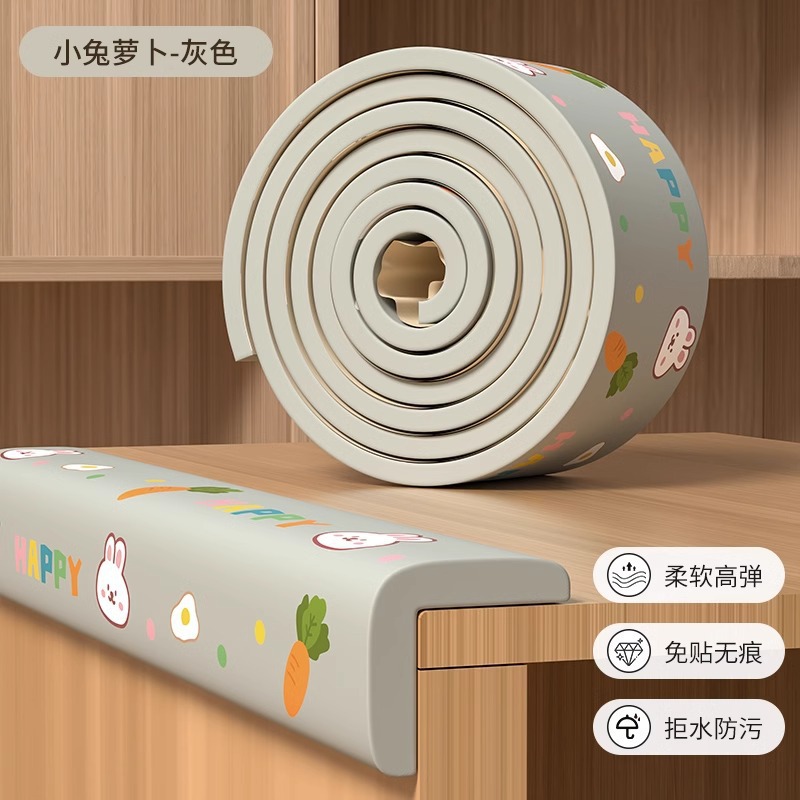 Ángulo anti-colisión de la mesa para niños cubierta de protección de seguridad de silicona esquina suave esquina de la mesa de ángulo recto protección de cabezal de cama image 9
