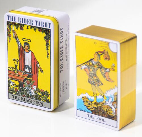 Tarot cards, hot stamping process, high-end iron box playing cards, wholesale cross-border products, Tarot Cards Deck