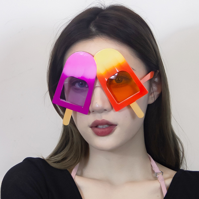 Gafas de Fiesta con Forma de Helado de Plástico ABS Decorativas para Fotografía image 4
