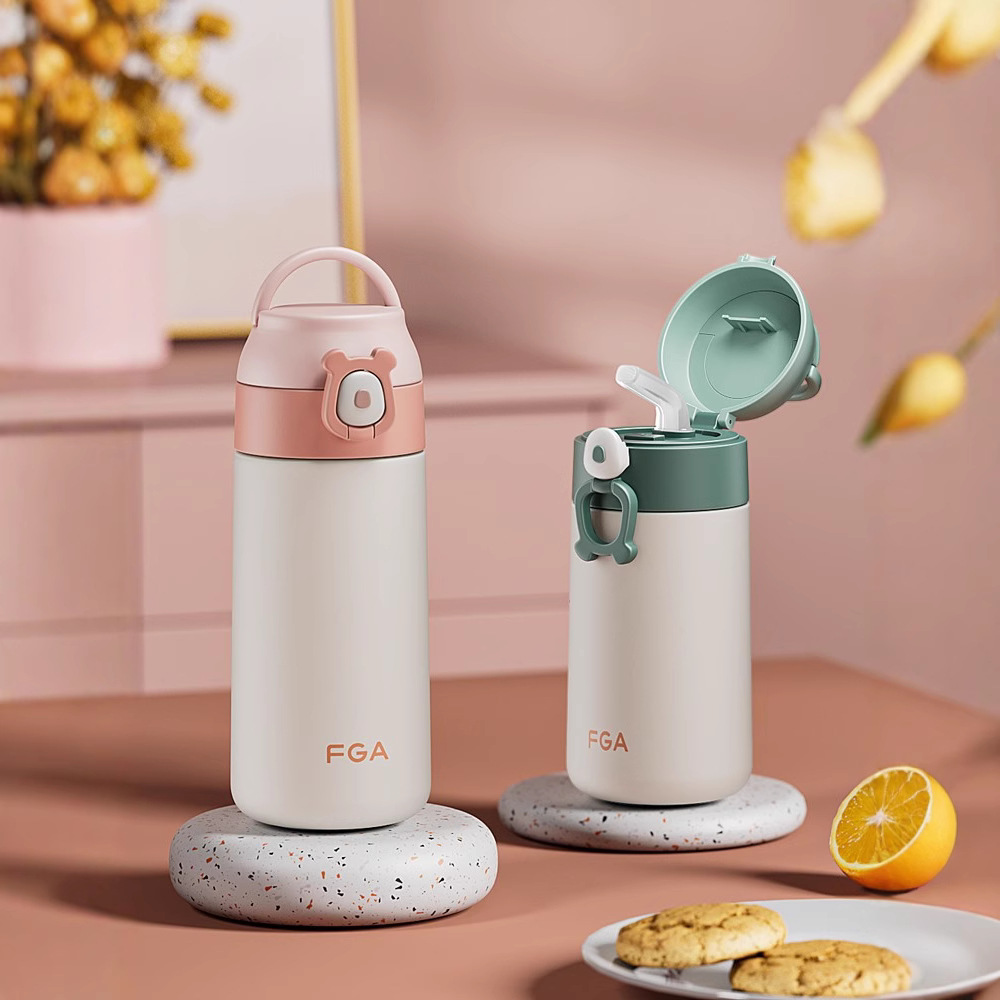 Fuguang thermos cup special cup for children and students to go to school female with straw pregnant women high color value 316 stainless steel pot