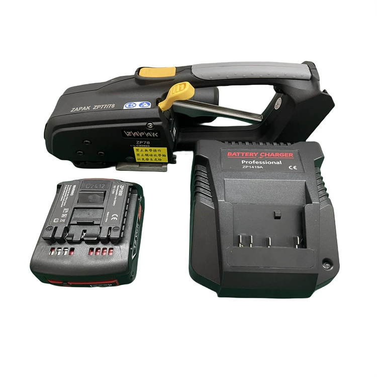 Синьцзян ZAPAK Экономичный ZP78 Электрический ленточный станок Ляонин 19 полоса пропускания портативный PP PET ремень Упаковка