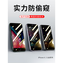 苹果8plus防窥钢化膜iphone7全屏6splus覆盖7全包i6包边防摔六8p