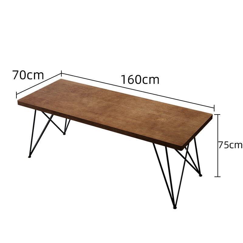 Mesa de computadora de escritorio de madera sólida nórdica, escritorio de escritorio simple, escritorio de dormitorio, escritorio de tablero grande, escritorio de barra larga moderno