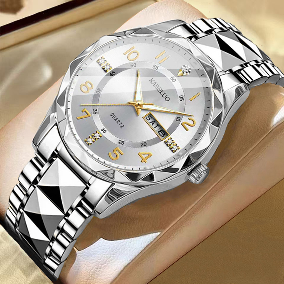 Mechanical Wristwatch For Men With Dual Calendar And Luminous Dial_voghion.com