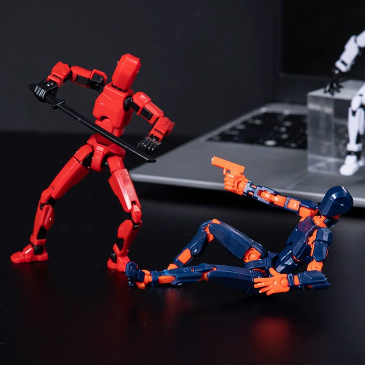 Многосуставная подвижная механическая минифигура, цифровая игрушка, 3D, ручная работа, антистресс, подарок на день рождения
