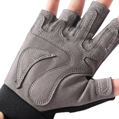 Sports gloves for men and women, breathable half-finger, wear-resistant, non-slip, fitness, palm and wrist guards, one-piece anti-callus gloves, wholesale