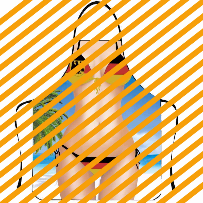 Suministro transfronterizo Amazon Venta caliente personalizado divertido creativo delantal homenaje satén tela ventas directas de fábrica