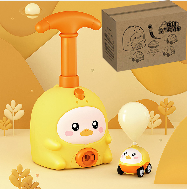 노란 오리 (차 1 대 + 풍선 6 개 + 비행 조합, 전자 상거래 상자)