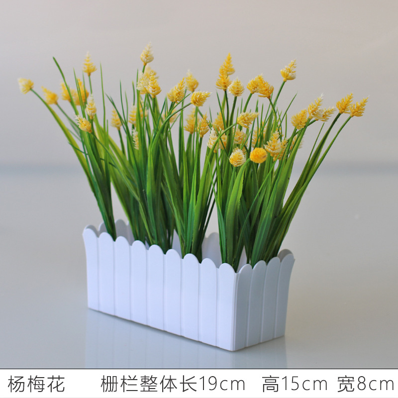 Flor artificial jardín de flores de plástico traje de valla de flores artificiales decoración de la ventana interior y exterior decoración floral decoración de la Mesa maceta flor