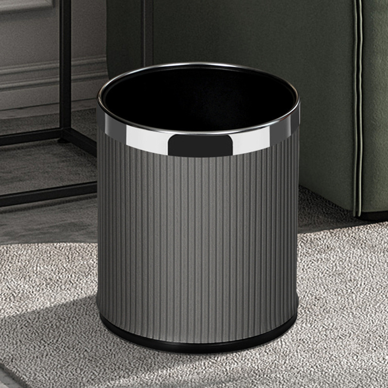 Rayas grises 10l - anillo de plata