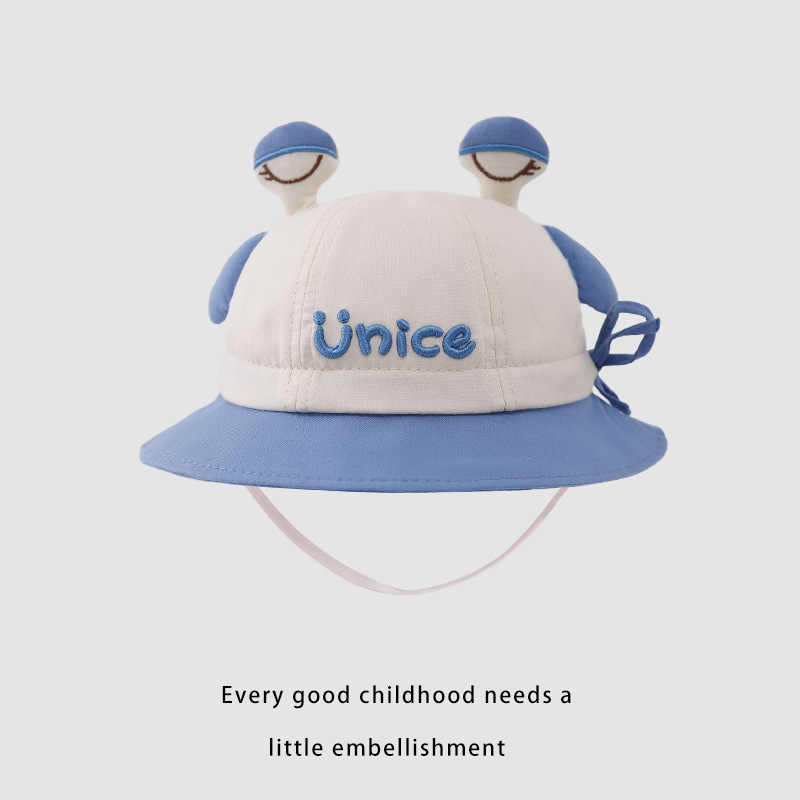 Sombrero para bebés primavera delgada sombrero solar para bebés primavera y otoño niños niñas lindos super bonitos sombreros de pescador