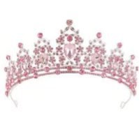 Pinzas para el cabello de boda al por mayor, tocados de cristal para novias, diademas para cumpleaños de niñas.