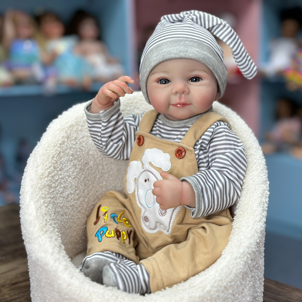 Es decir, muñecas de simulación de juguetes de vinilo transfronterizos nuevos productos transfronterizos suaves muñecas de regeneración de bebésettB50cm