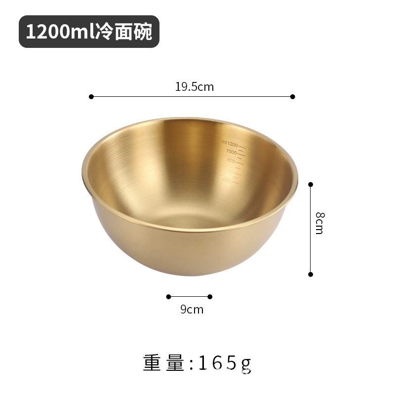 High quality Korean tableware stainless steel scaled