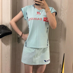 新款yy羽毛球服JP版志田千阳同款大赛服桃田比赛运动百搭飞袖短袖
