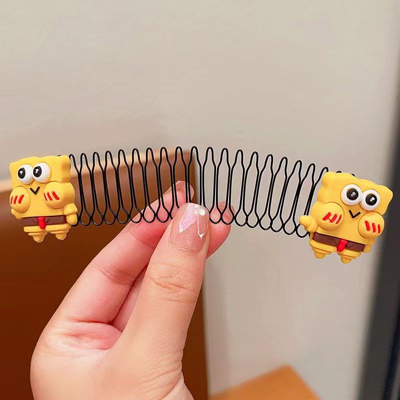 Peine para el cabello roto para niños Peine para el cabello de la horquilla de dibujos animados Arteproyectos para el cabello Lindo accesorio para el cabello femenino Peine invisible para la parte posterior de la cabeza