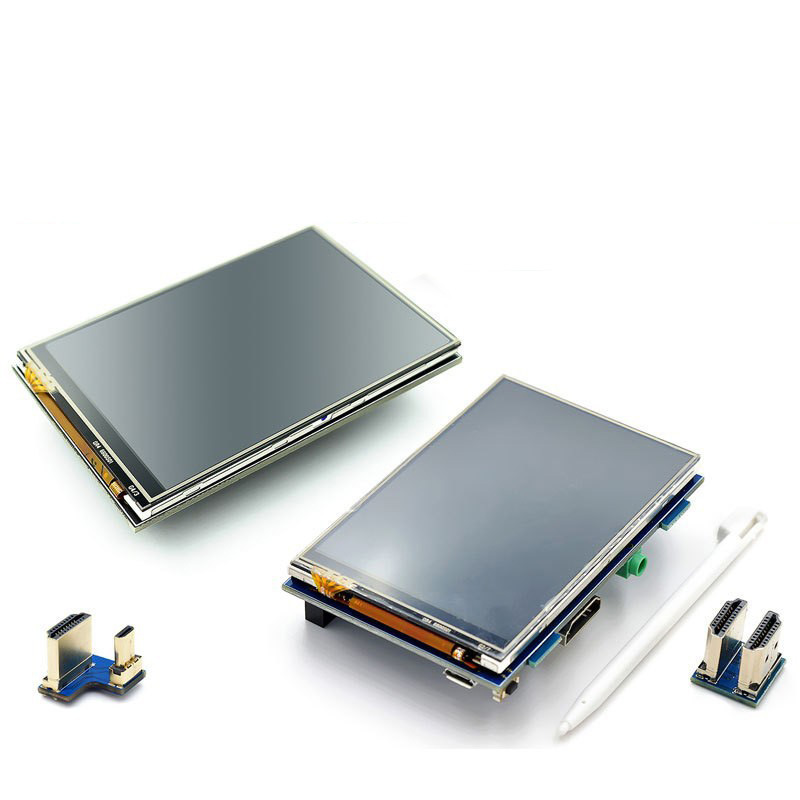 3/4代树莓派 Raspberry Pi B型 3.5寸 电阻 LCD 触摸屏 显示屏