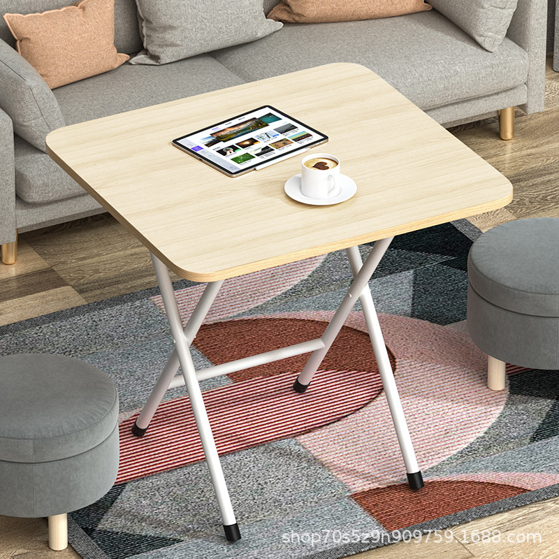 Mesa plegable simple mesa de comedor dormitorio plegable casa de alquiler mesa pequeña cabina de niñas