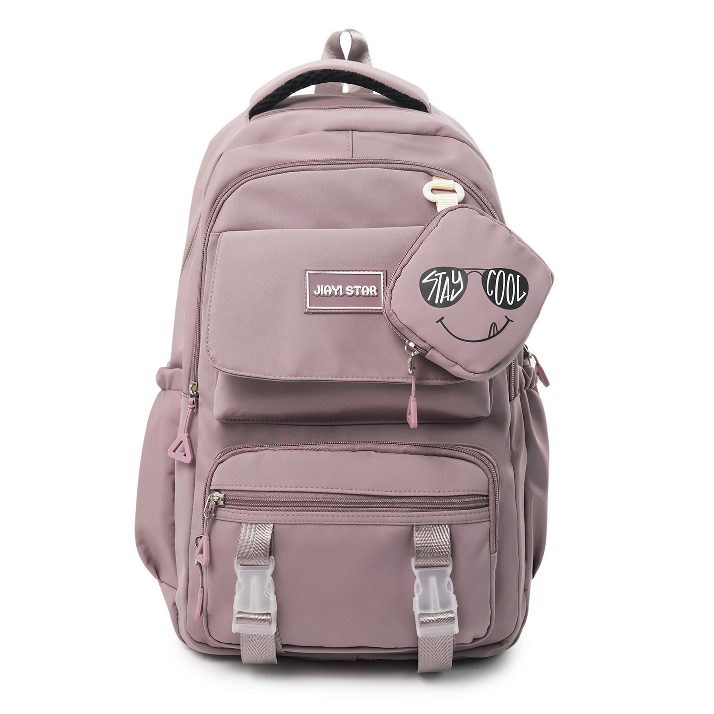 Mochila de alto valor visual de gran capacidad multicapa para reducir la carga de la espalda de la escuela secundaria, mochila para estudiantes de secundaria, mochila para computadoras de viaje
