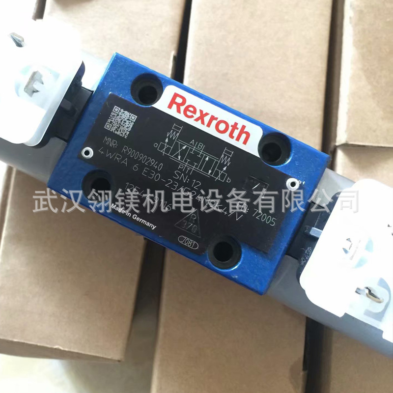 力士乐比例阀  R900968260	4WRE6W08-10/24K4/V
