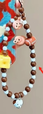 Linda cadena de todo fósforo de cordón de teléfono móvil para Apple/Huawei/Xiaomi pulsera de carcasa de teléfono móvil corazón de niña cadena linda