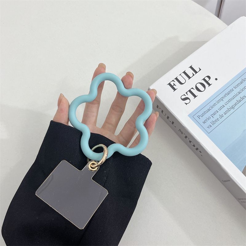 Estrella de mar de silicona pulsera de teléfono móvil corta anti-caída correa de muñeca universal accesorios de moda llavero en stock