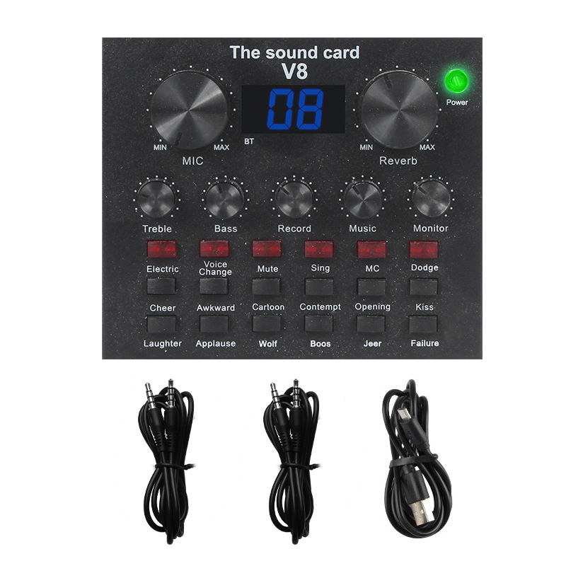 4 canales pequeño mezclador Bluetooth reverberación escenario computadora transmisión en vivo USB mini mezclador DJ Mixer
