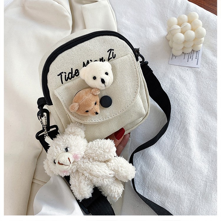 인형 플러스 곰 화이트의 전체 세트