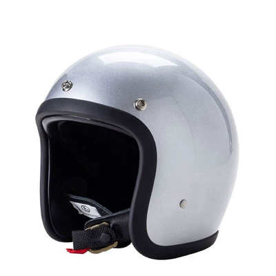 Lightweight Helmets, Unisex Retro, Motosiklet kaskı (dəbilqə) - silver-s