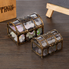 跨境复古金色百宝箱欧式婚庆用品喜糖盒礼品盒费列罗巧克力糖果盒
