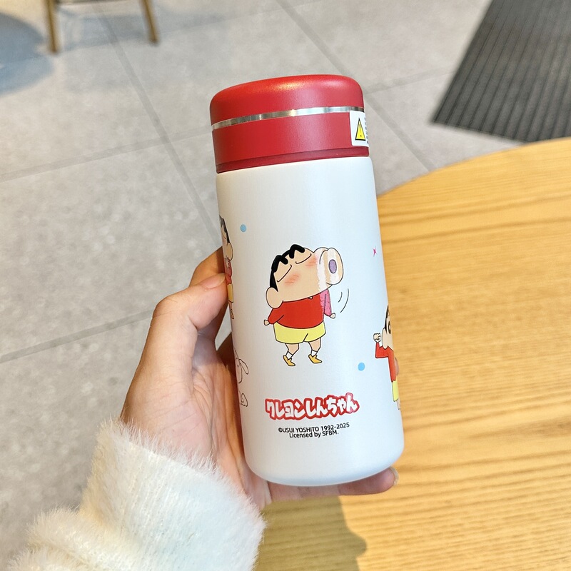 蜡笔小新迷你保温杯2025新款高颜值女小水杯儿童可爱小巧杯子便携|undefined