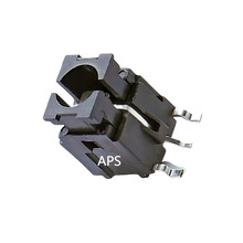 6*6*9无耳带灯轻触开关全黑SMT贴片6Pin带定位柱灯色可选高寿命