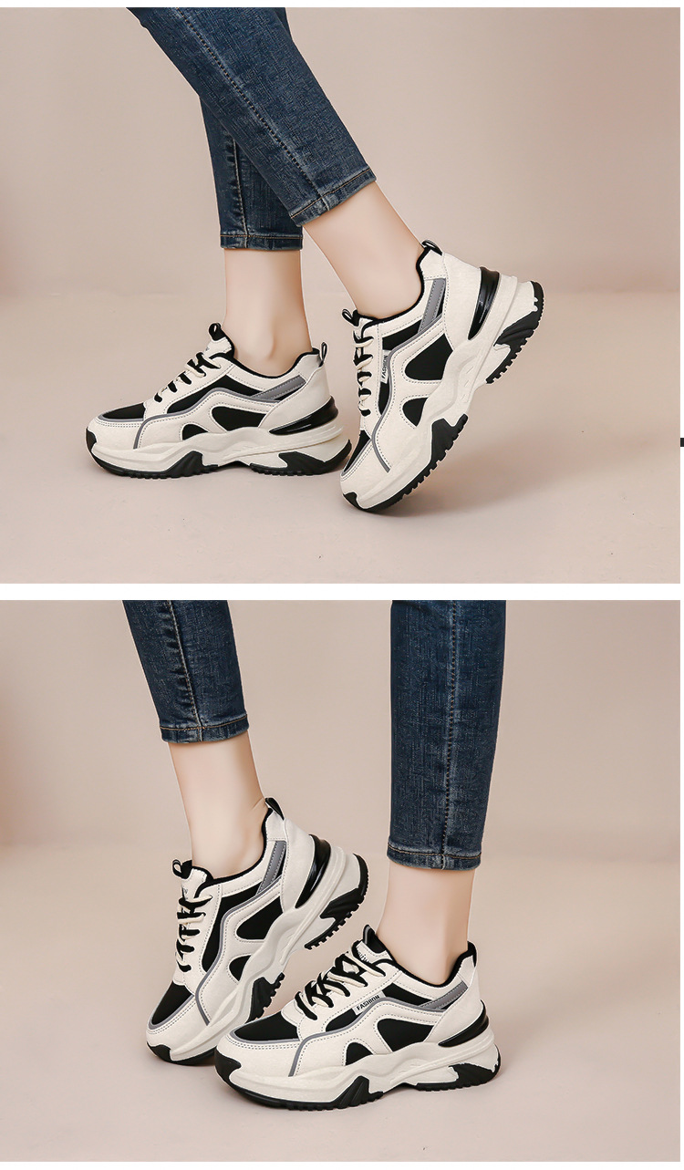 Lady Athletic Shoes Tennis Shoes Sneakers Canvas Rubber Sole Slip Resistant Versatile Lightweight Footwear_voghion.com