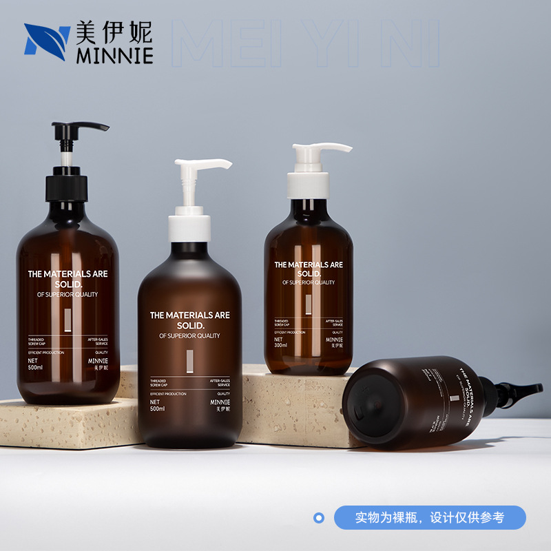 Botellas vacías para champú, botellas recargables de alta gama, gel de ducha, loción corporal estéticamente agradable, acondicionador para el cabello, botellas con bomba para desinfectante de manos