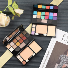 迪玖多功能彩妝眼影盤19色化妝盒12色眼影 多色彩妝套裝盤9918