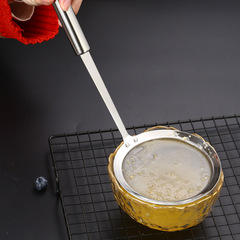 304 filter mesh sieve ultra-fine and dense soy milk juice kitchen stainless steel colander large strainer spoon frying tool