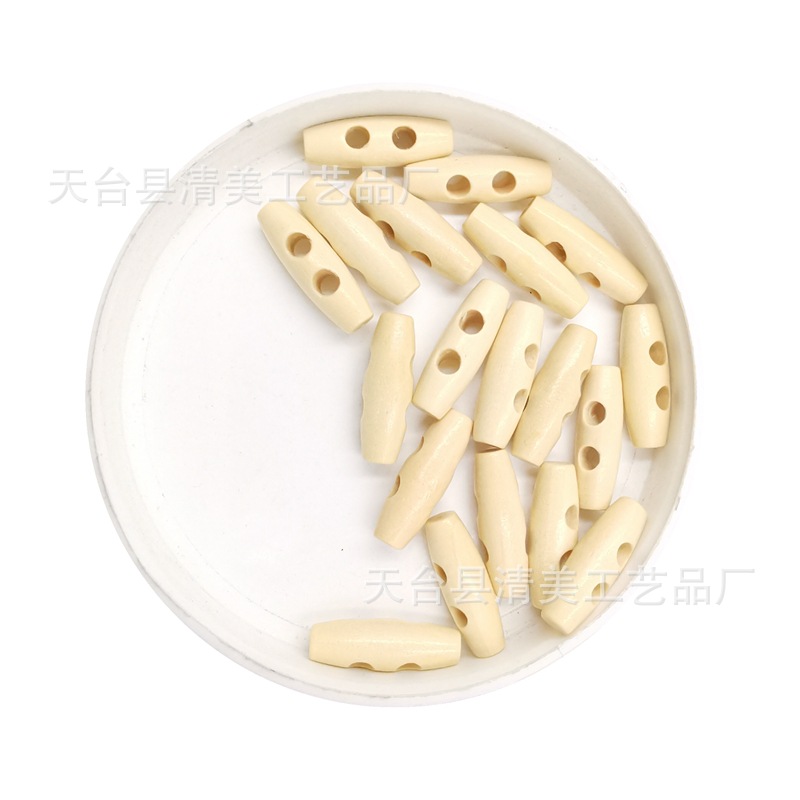 Beige Olive Hebilla 30mm Abrigo Botón de cuerno Botón de madera Botón decorativo 50 un paquete