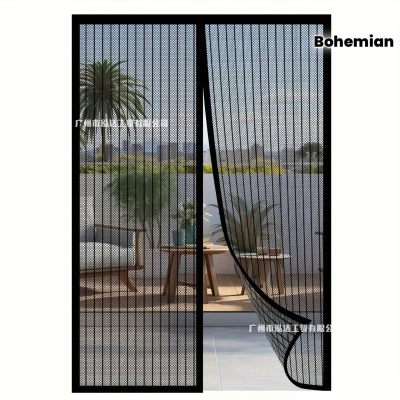 Cross-Border Hot-Selling Magic Mesh Magnetic Mosquito-Proof Door Curtain, Polyester-Edged Automatic Closing Magnetic Screen Window Cross-Border Hot-Selling Magic Mesh Magnetic Mosquito-Proof Door Curtain, Polyester-Edged Automatic Closing Magnetic Screen Window