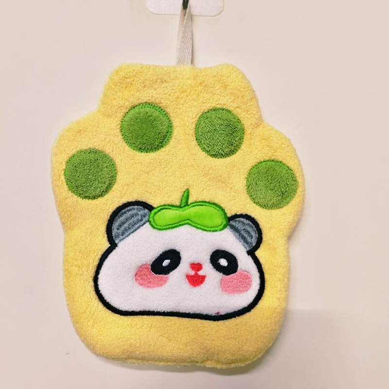 アニメの新しい台所でタオルを拭くのがかわいい浴室の家庭用吸水タオルを厚くして、毛を落とさない雑巾代発|undefined