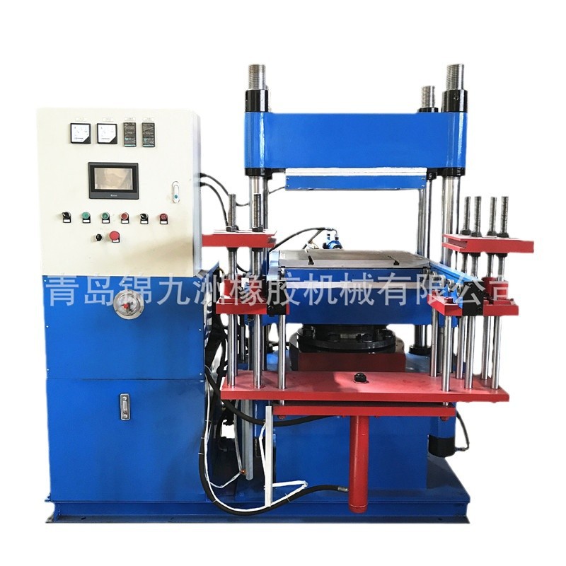 厂家供200T全自动平板硫化机  PLC触摸屏电加热硅橡胶制品油压机