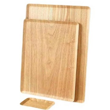 Fraxinus mandshurica bandeja de madera rectangular pastel de pastelería bandeja de pan Baking Shop Pantalla de pastelería de madera placa plana 」 image 6