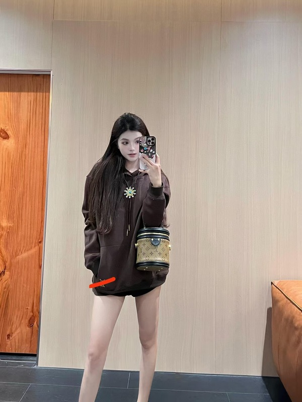 高版本~2025ss新款高质量驴家绳结太阳花连帽卫衣男女款帽衫上衣|undefined