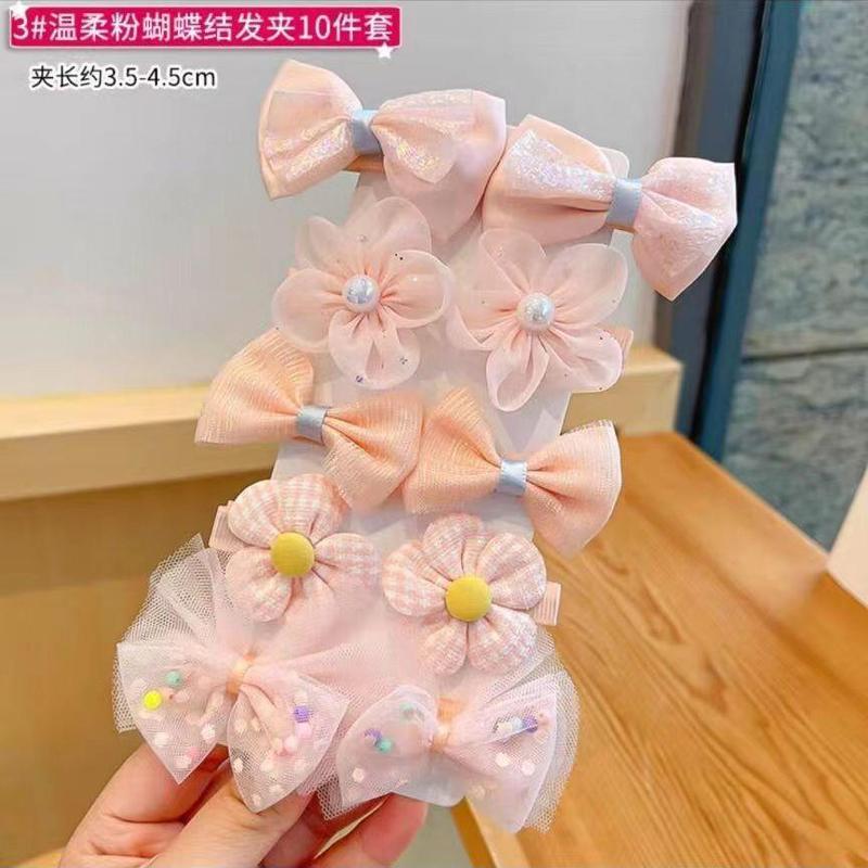 韓国版のかわいい花の蝶結びの髪飾りの女の子の前髪のクリップのカードの子供は髪飾りの女性を傷つけません。|undefined