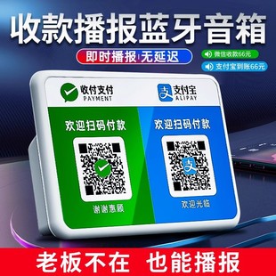 Wechat Payment Reminder Audio Qr Code Payment Voice Announcer Alipay Payment Small Speaker with High Volume